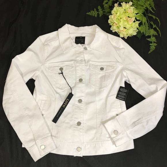 Liverpool Kolten Powerflex White Denim Jacket New - Picture 4 of 8
